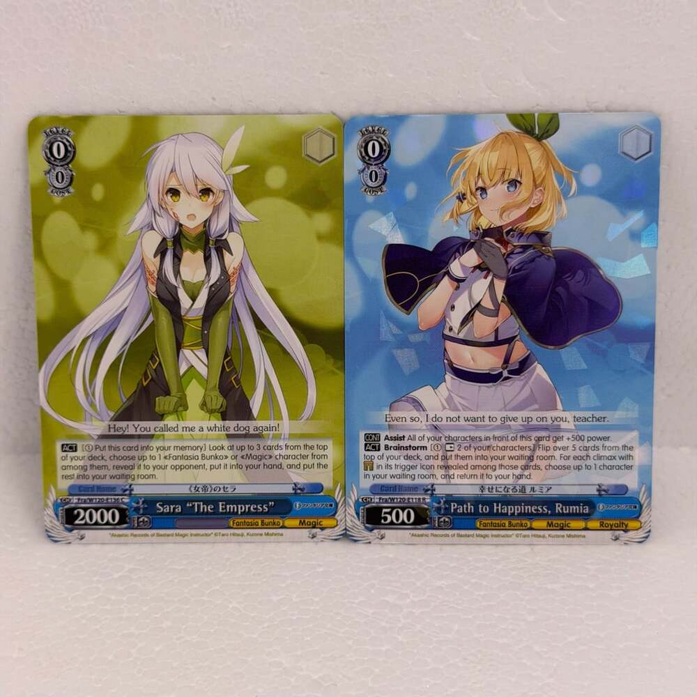 Weiss Schwarz Fujimi Fantasia Bunko 2 Sara The Empress & Path to Happiness Rumia